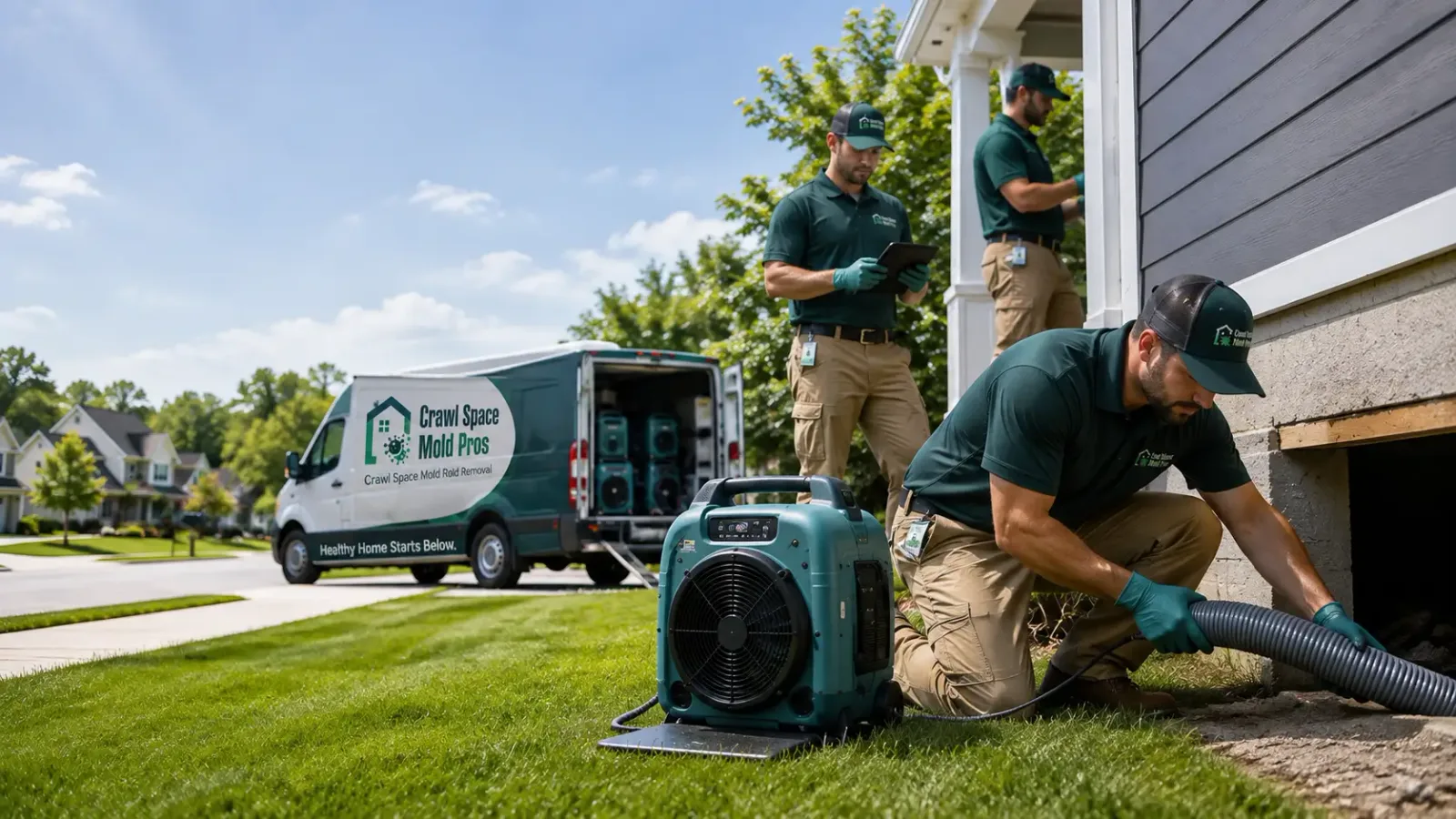 Crawl Space Mold Removal in Strathcona, MN